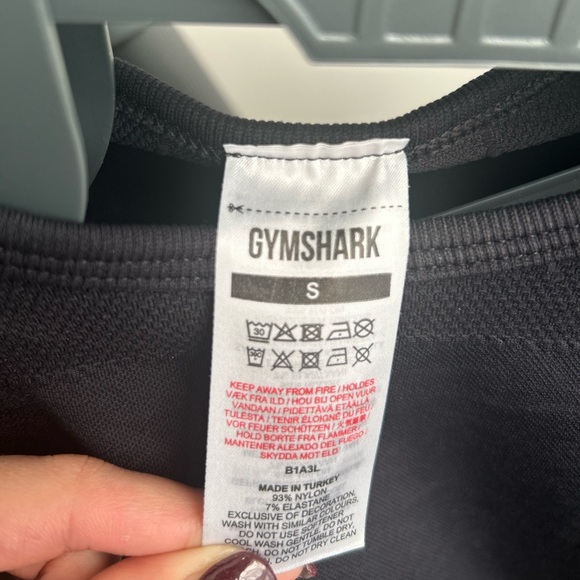 Gymshark Black‎ Long Sleeve Crop Top - Picture 4 of 4